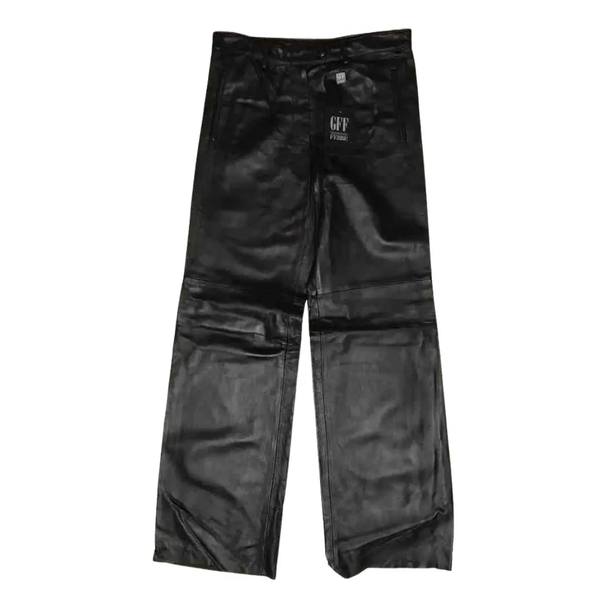 Leather trousers Gianfranco Ferré