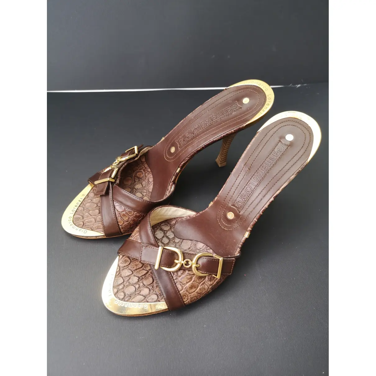 Buy Gianmarco Lorenzi Leather sandals online