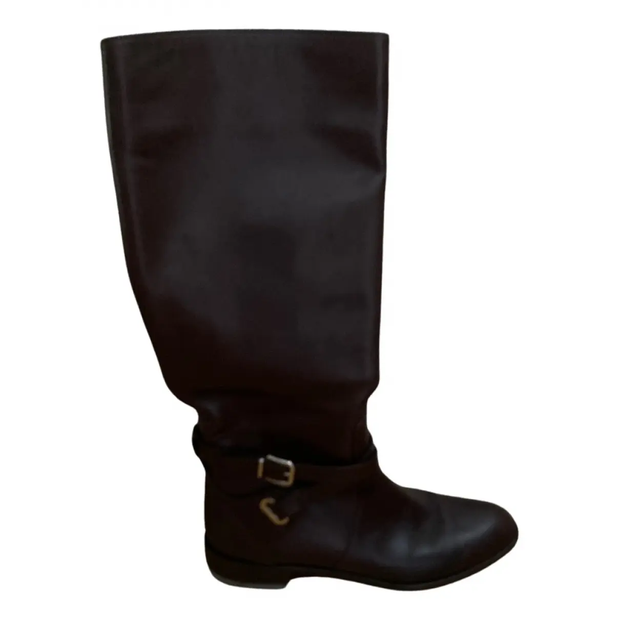 Leather riding boots Gianvito Rossi