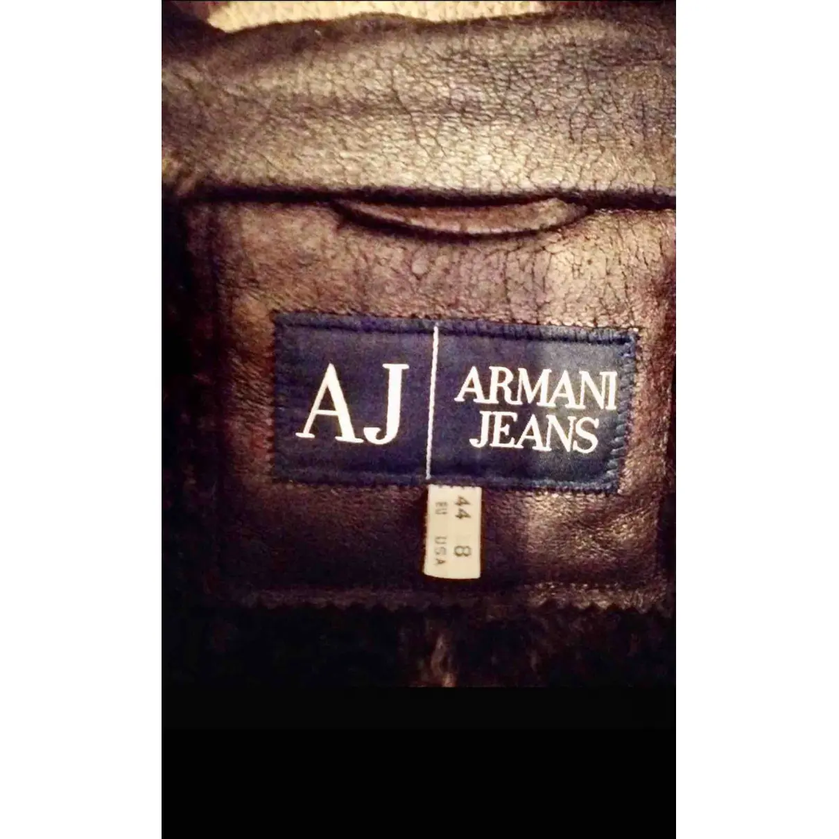 Buy Giorgio Armani Leather coat online