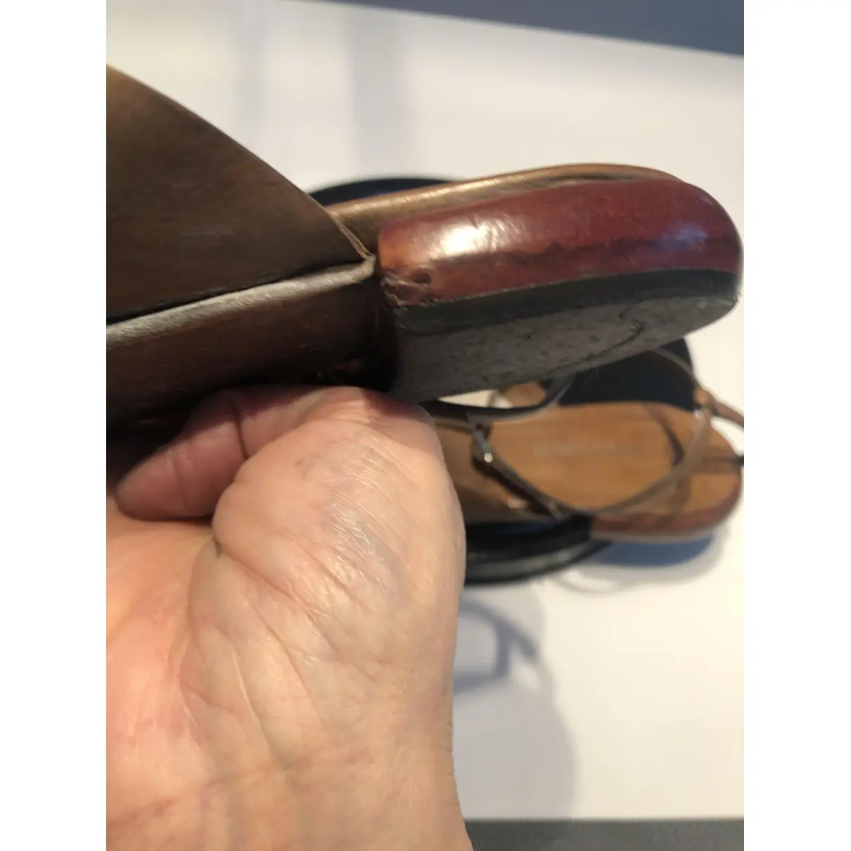 Buy Giorgio Armani Leather flats online
