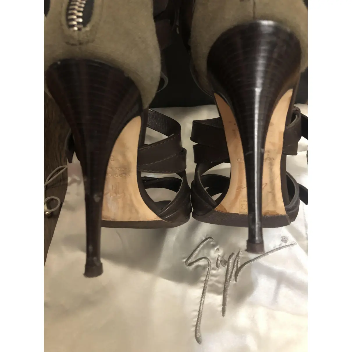 Leather sandal Giuseppe Zanotti