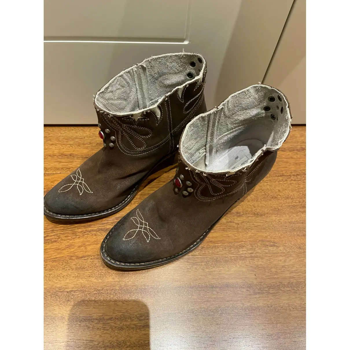 Buy Golden Goose Leather western boots online
