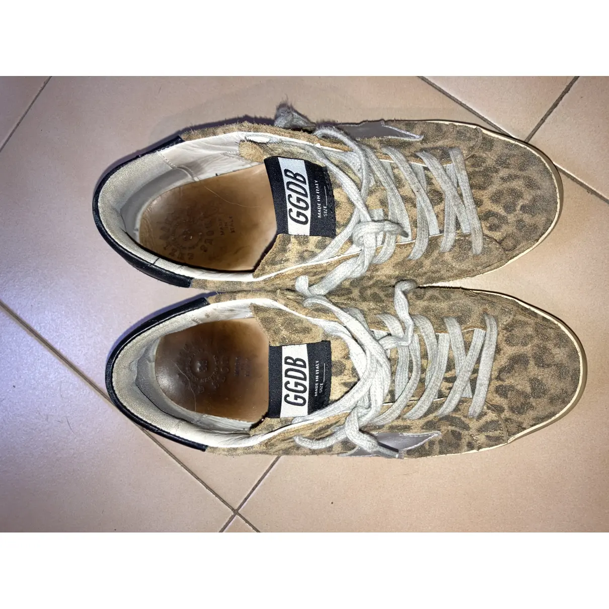 Buy Golden Goose Leather trainers online