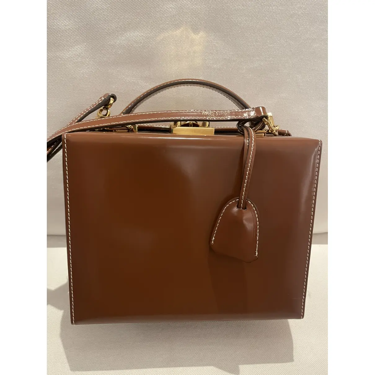 Buy Mark Cross Grace leather handbag online