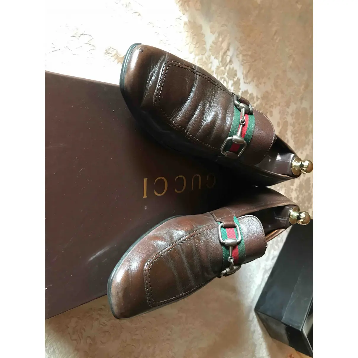 Buy Gucci Leather flats online - Vintage