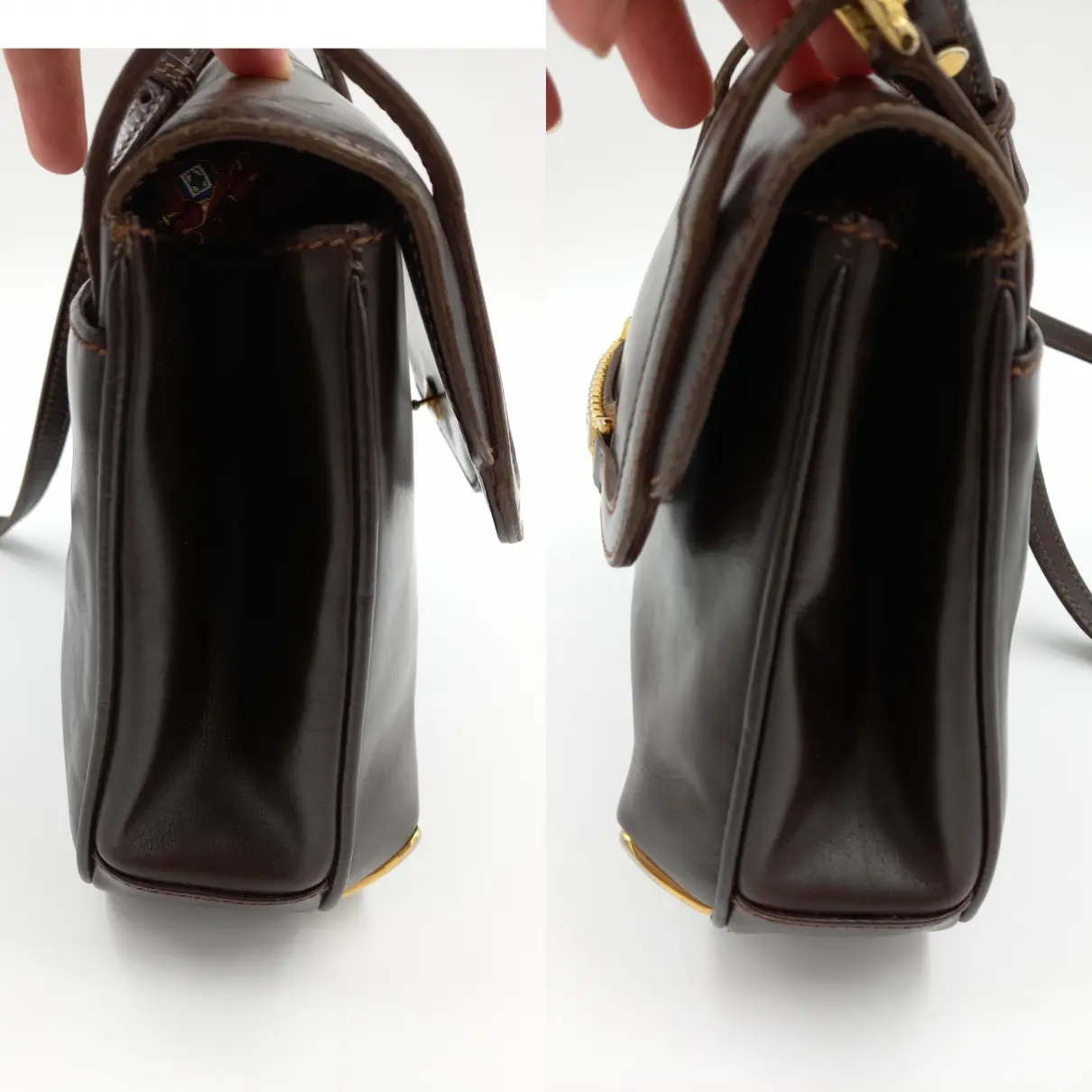 Leather crossbody bag Gucci - Vintage