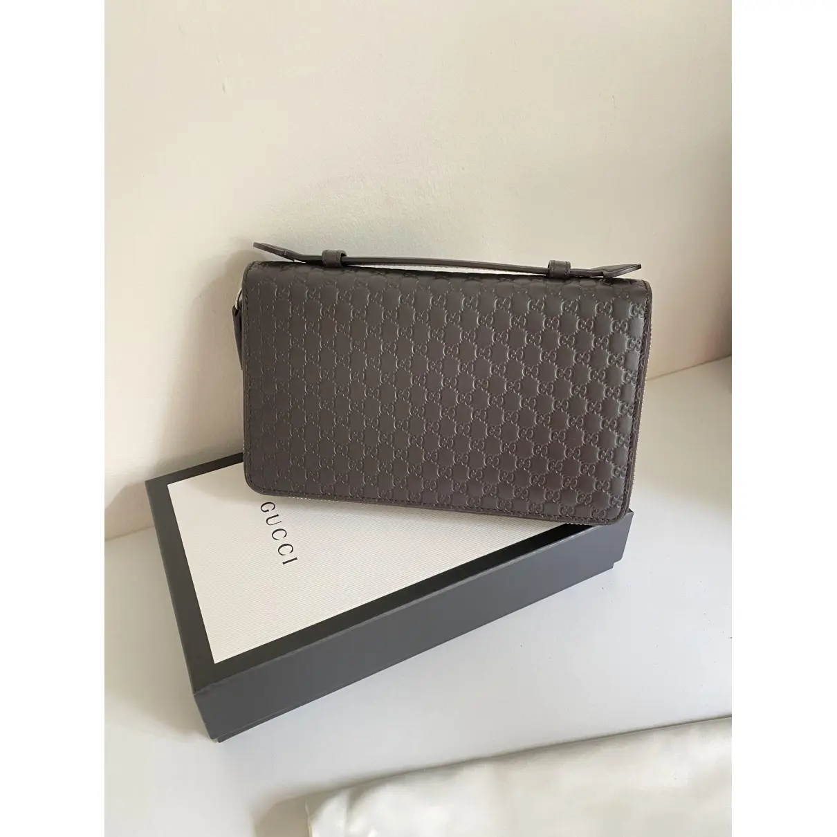 Leather briefcase Gucci