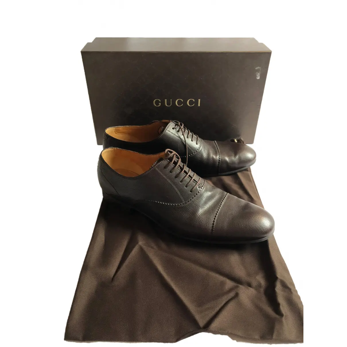 Buy Gucci Leather lace ups online