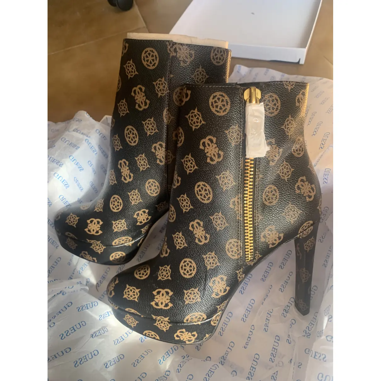 Luxury GUESS Ankle boots Women