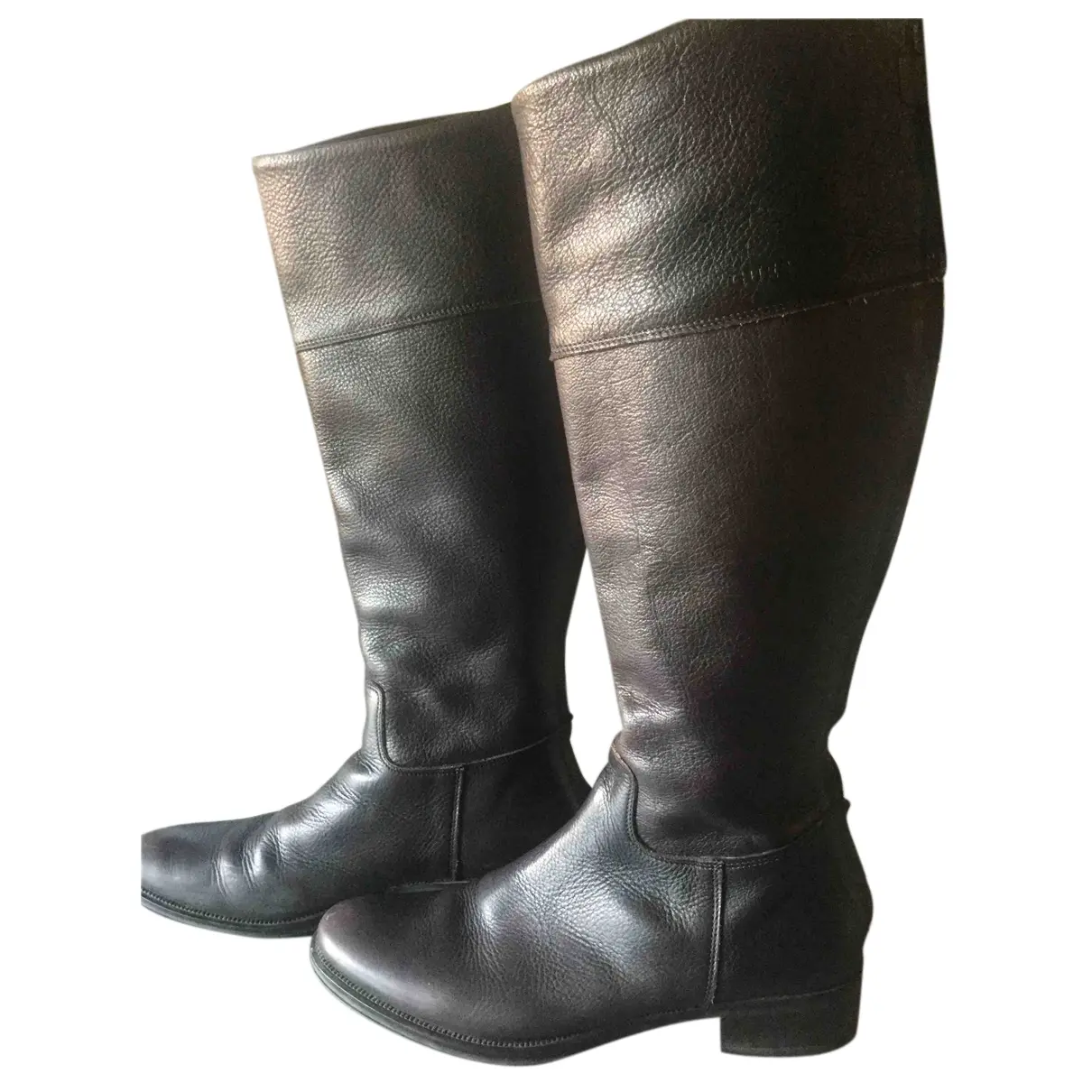 Leather riding boots GUESS