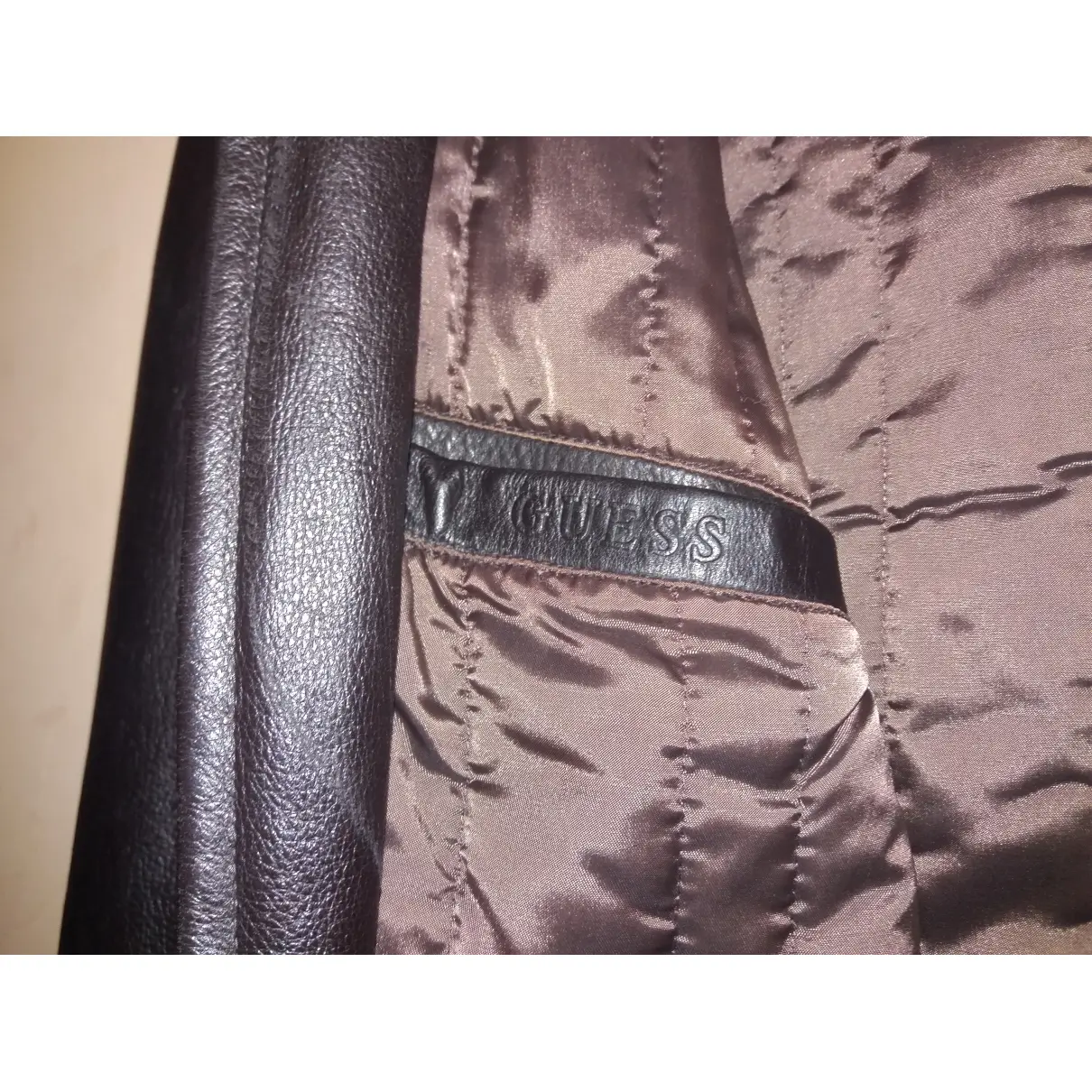 Buy GUESS Leather jacket online - Vintage