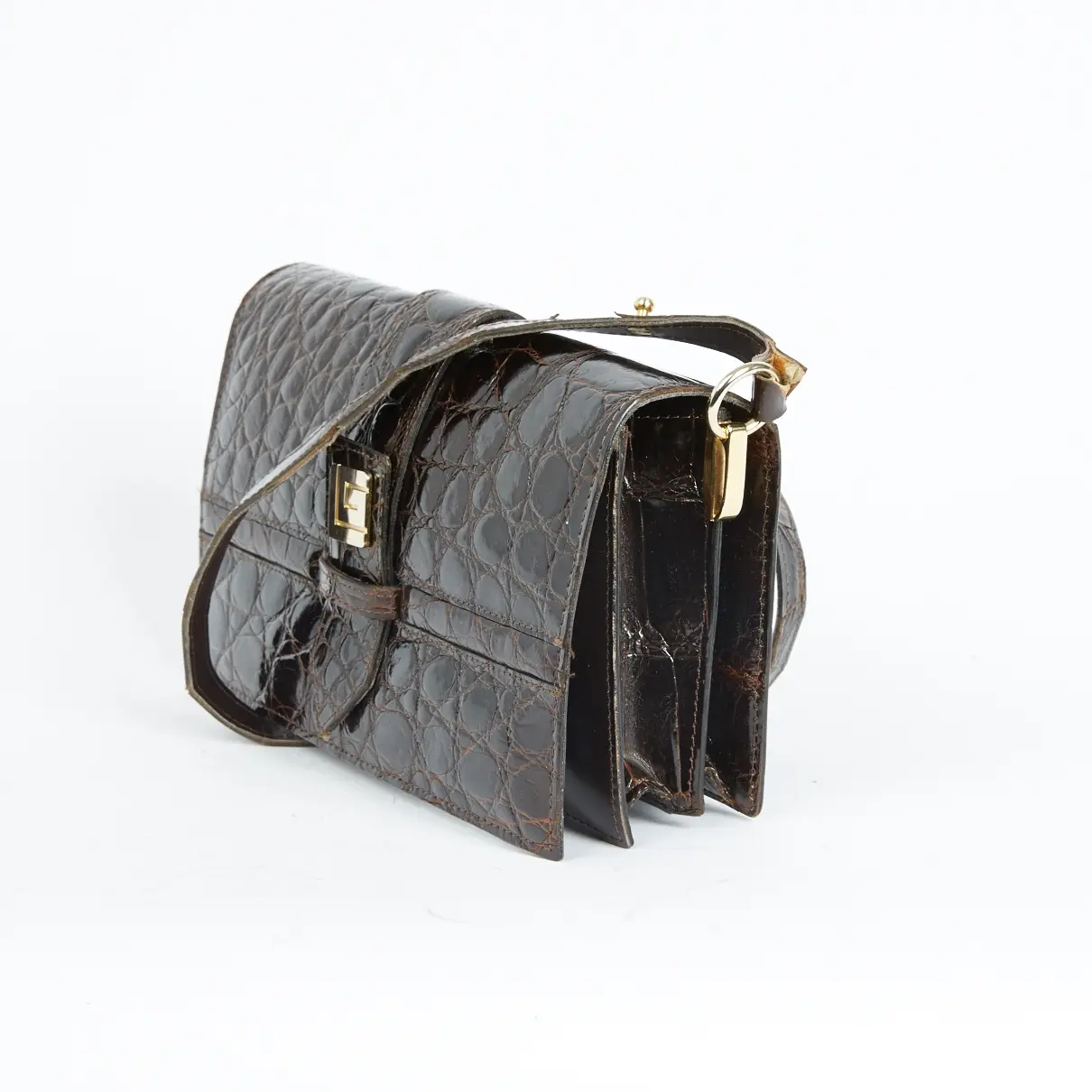 Guy Laroche Leather handbag for sale - Vintage