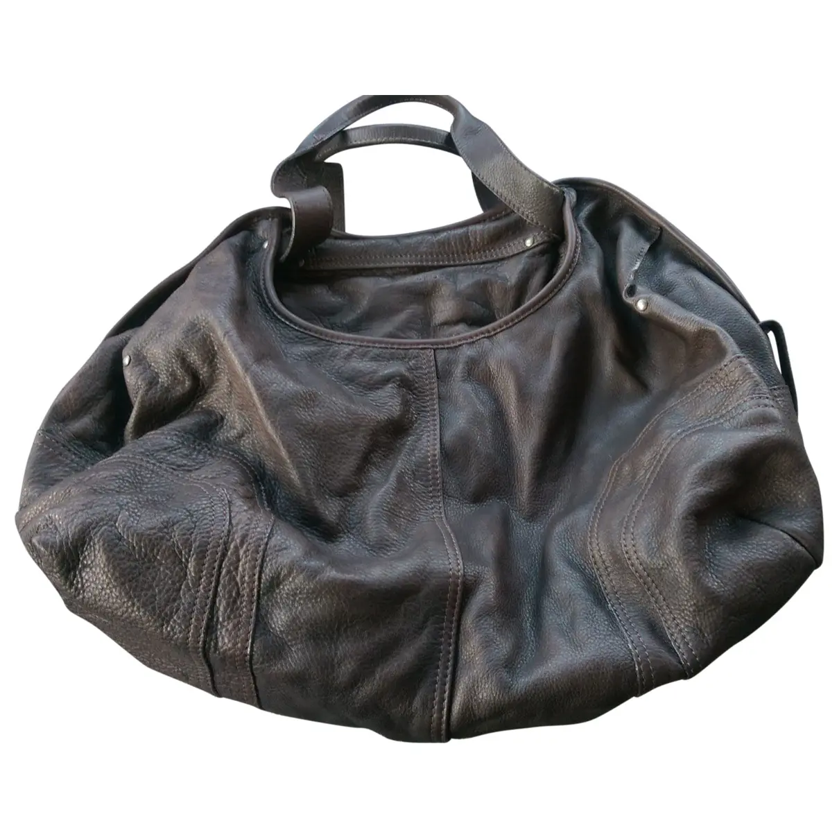 Leather handbag Aridza Bross