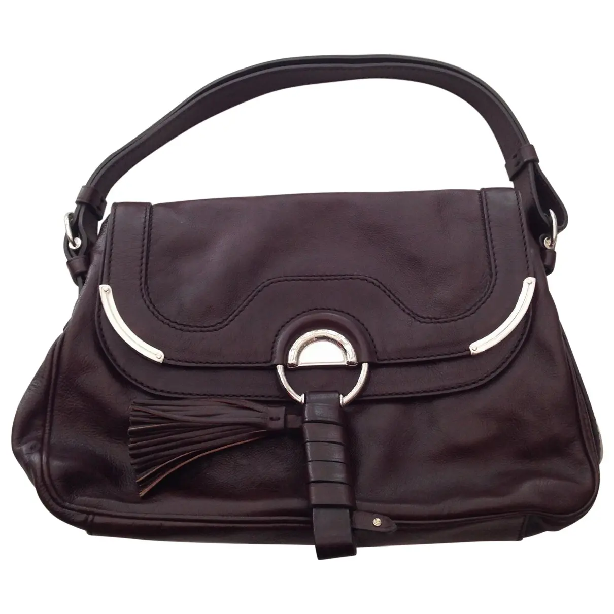 Brown Leather Handbag Celine