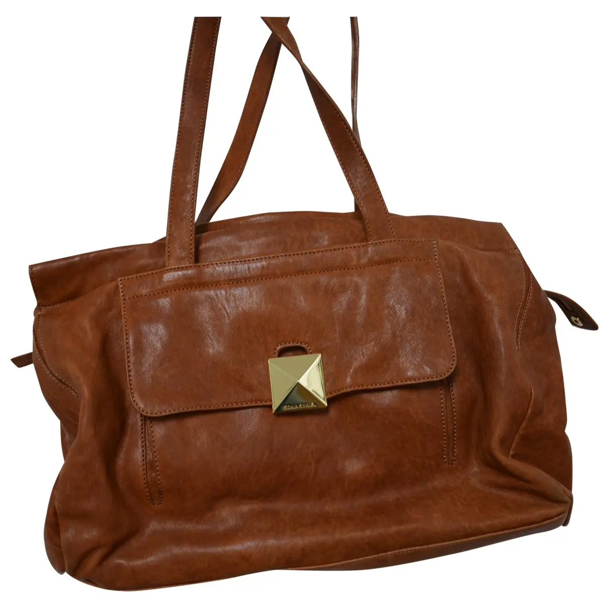 Brown Leather Handbag Sonia Rykiel