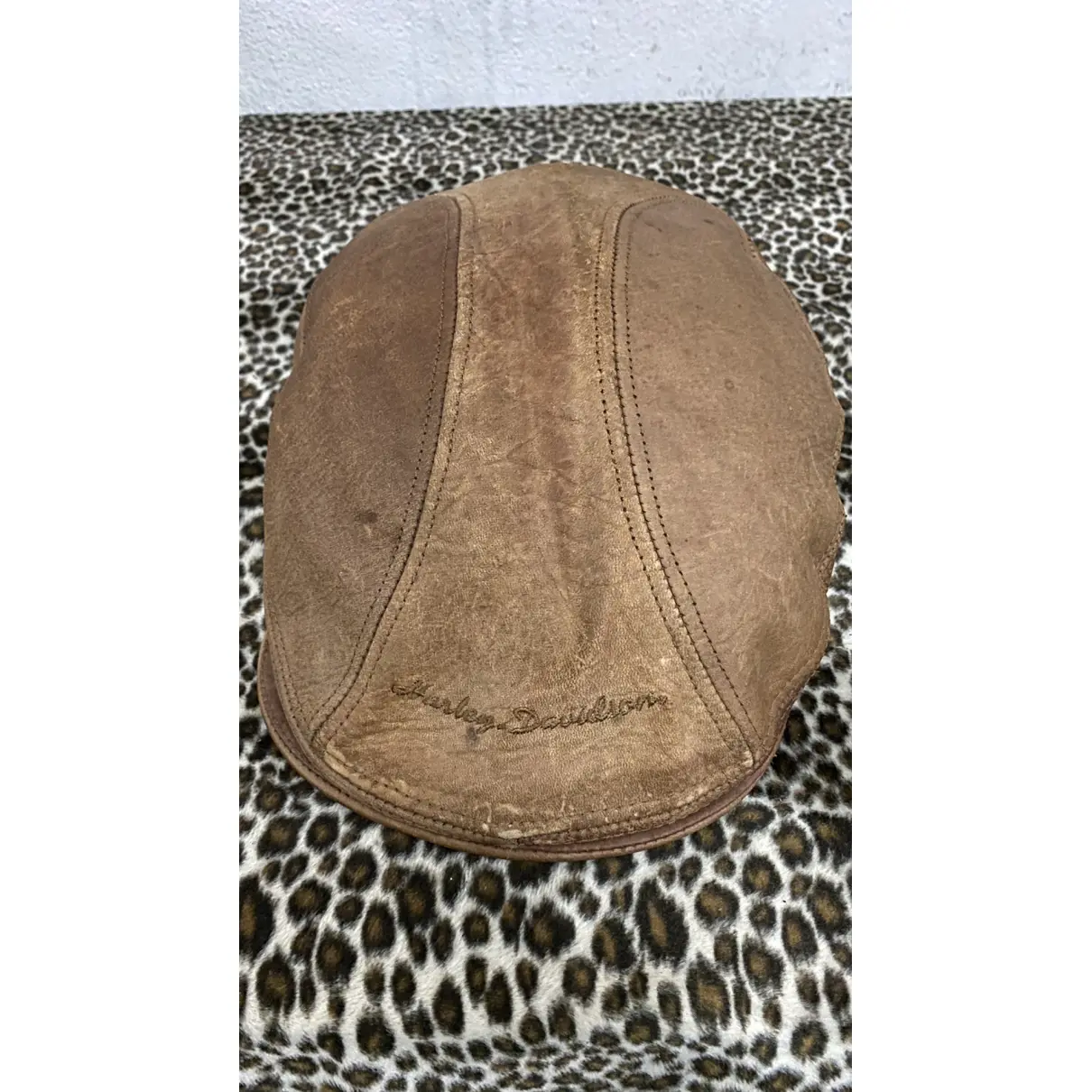 Leather hat HARLEY DAVIDSON - Vintage