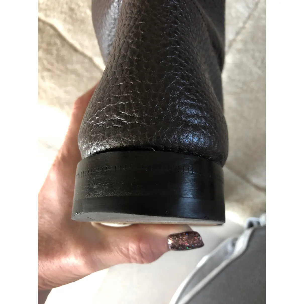 Héritage leather riding boots Louis Vuitton
