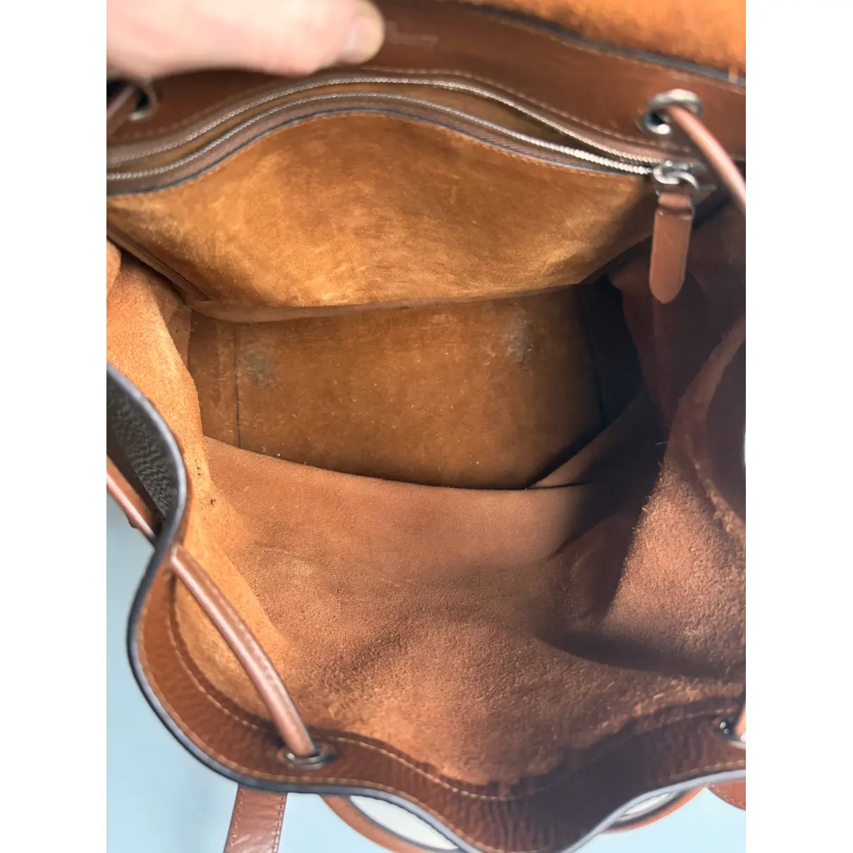 Heritage leather backpack Mulberry