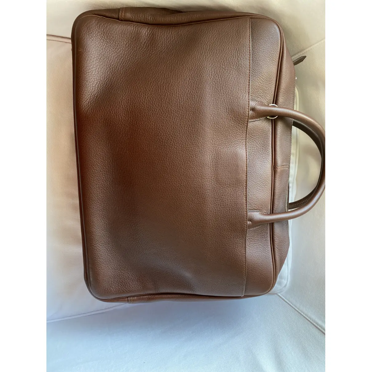 Leather travel bag Hermès