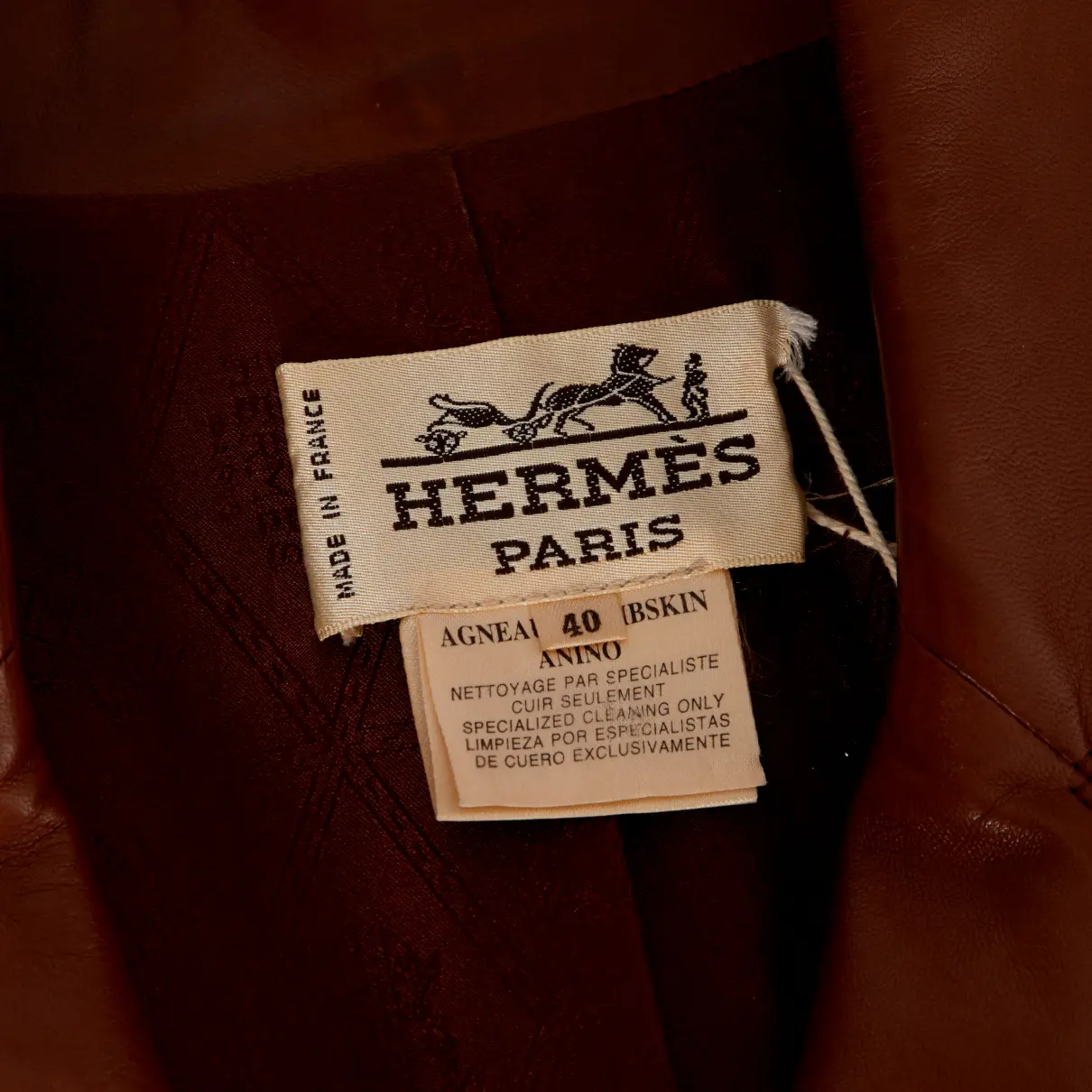 Luxury Hermès Leather jackets Women - Vintage