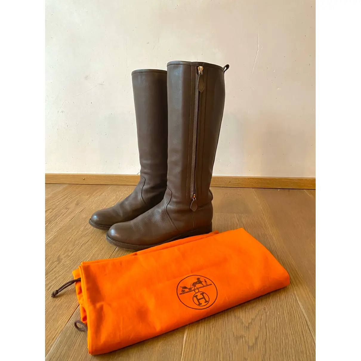 Buy Hermès Leather riding boots online