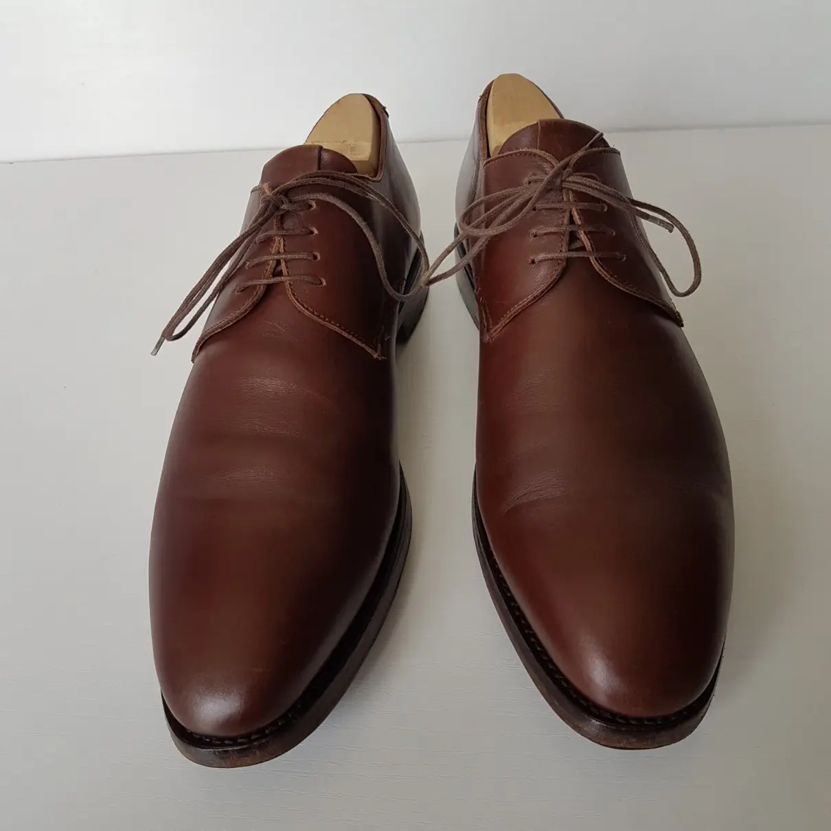 Leather lace ups Heschung