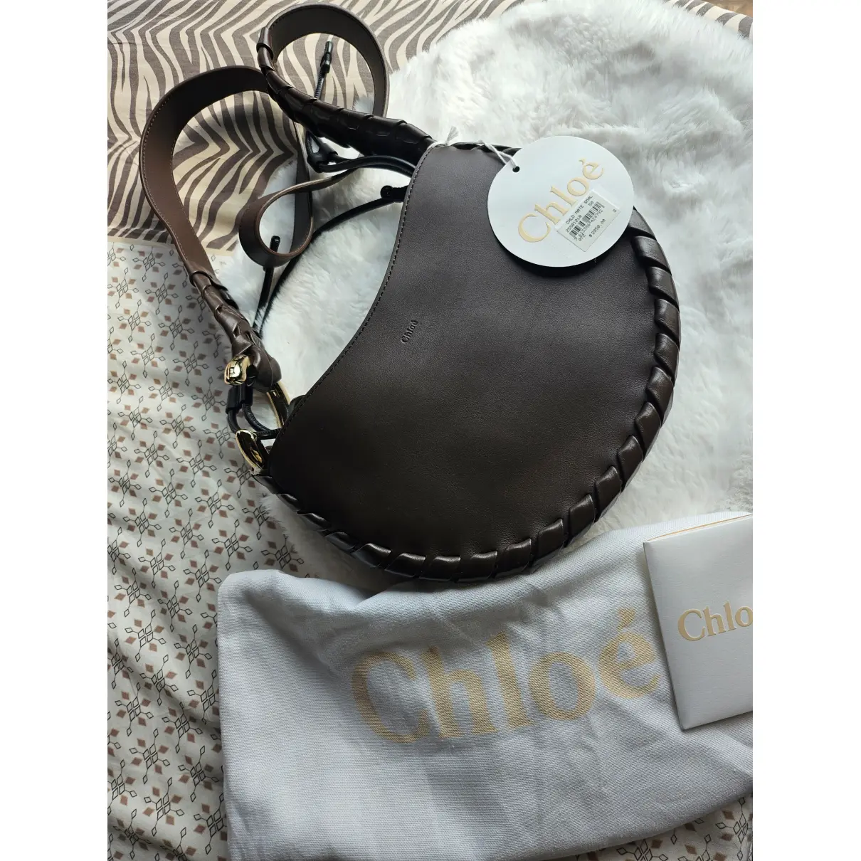 Buy Chloé Hobo Mate leather crossbody bag online