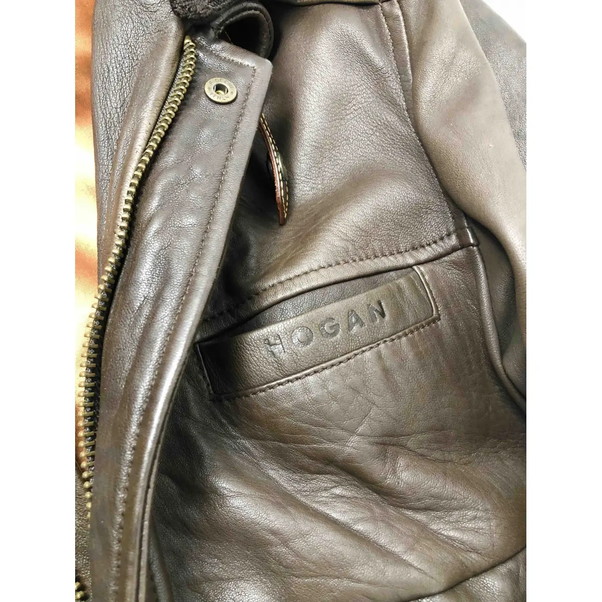 Hogan Leather jacket for sale - Vintage