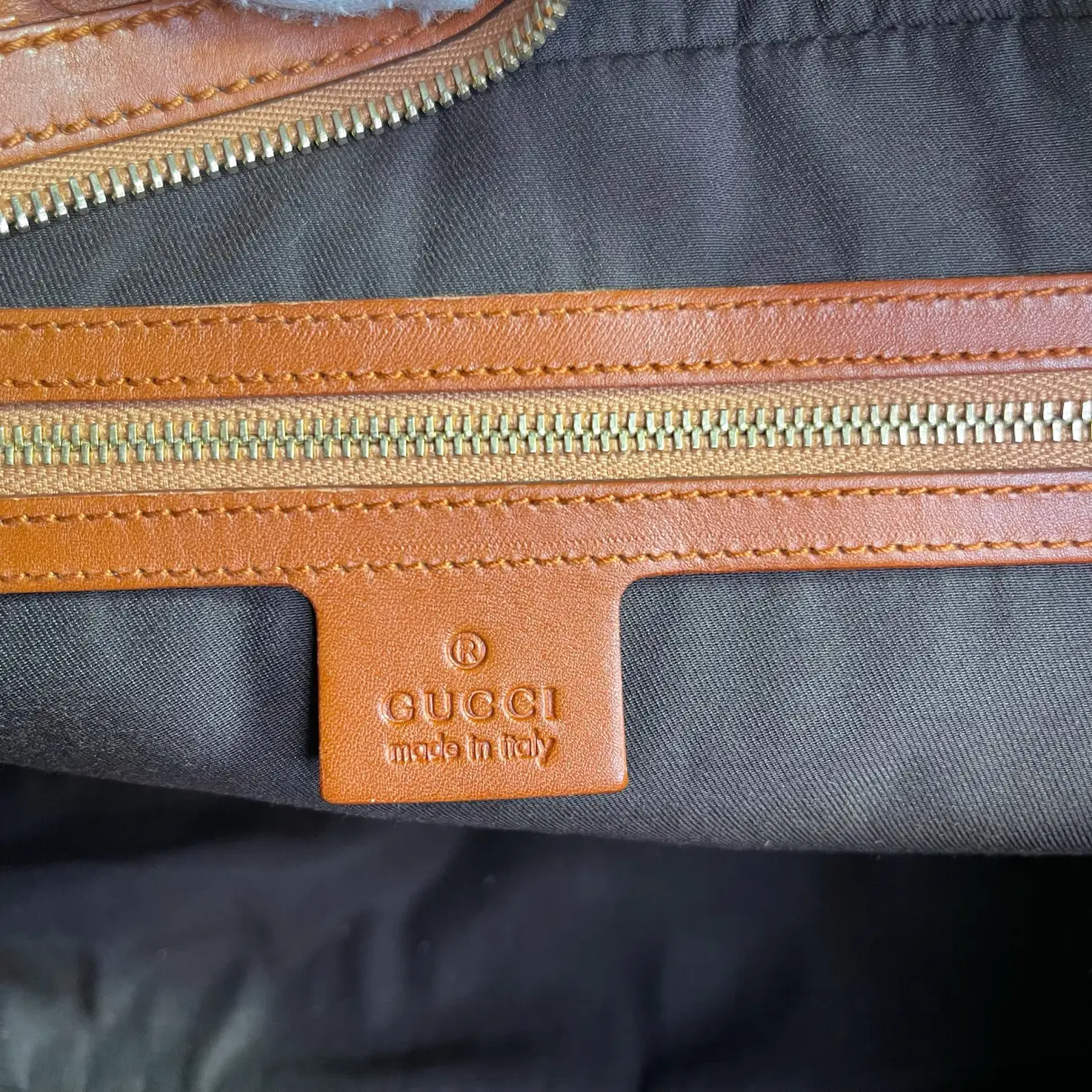Horsebit 1955 leather handbag Gucci - Vintage