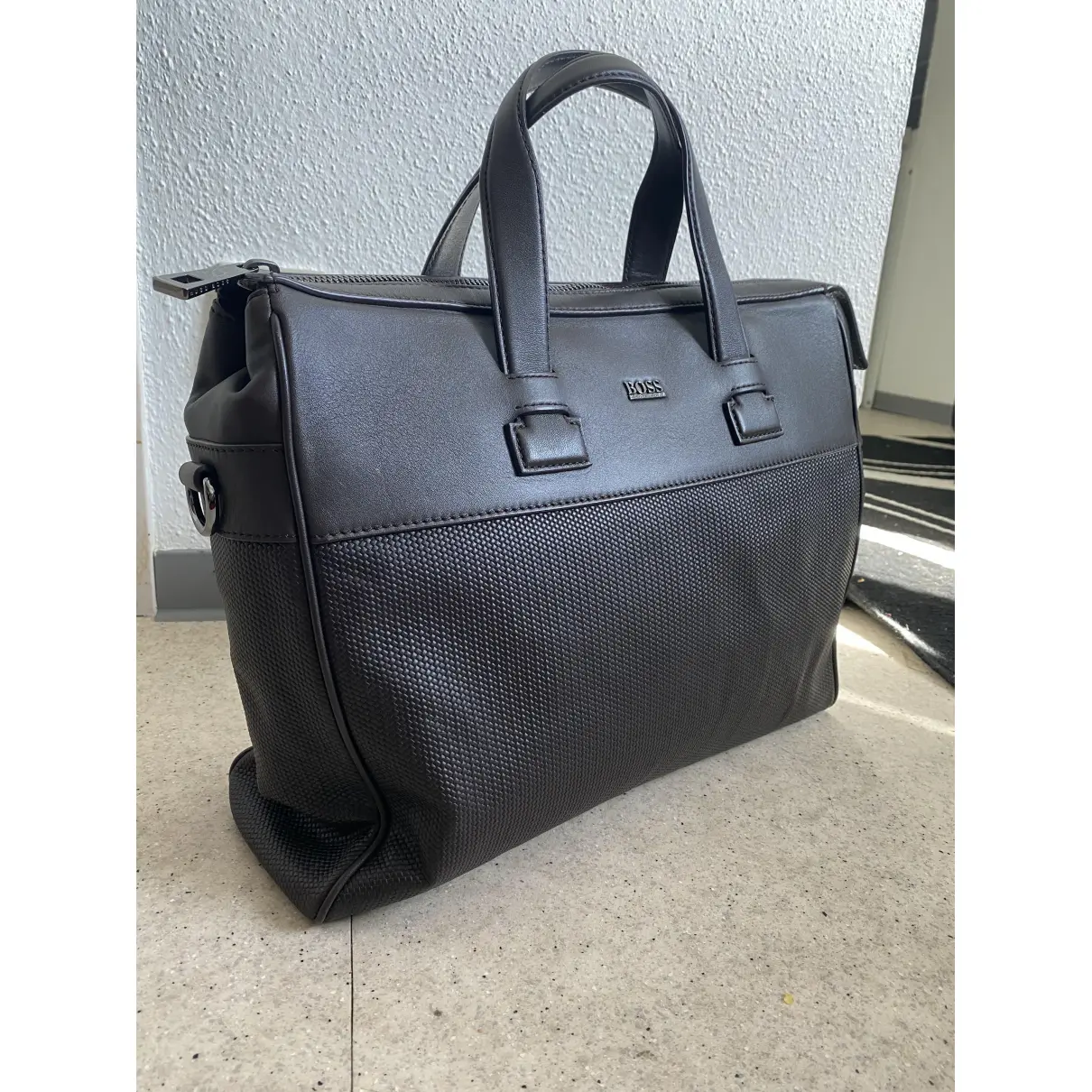 Buy Hugo Boss Leather travel bag online