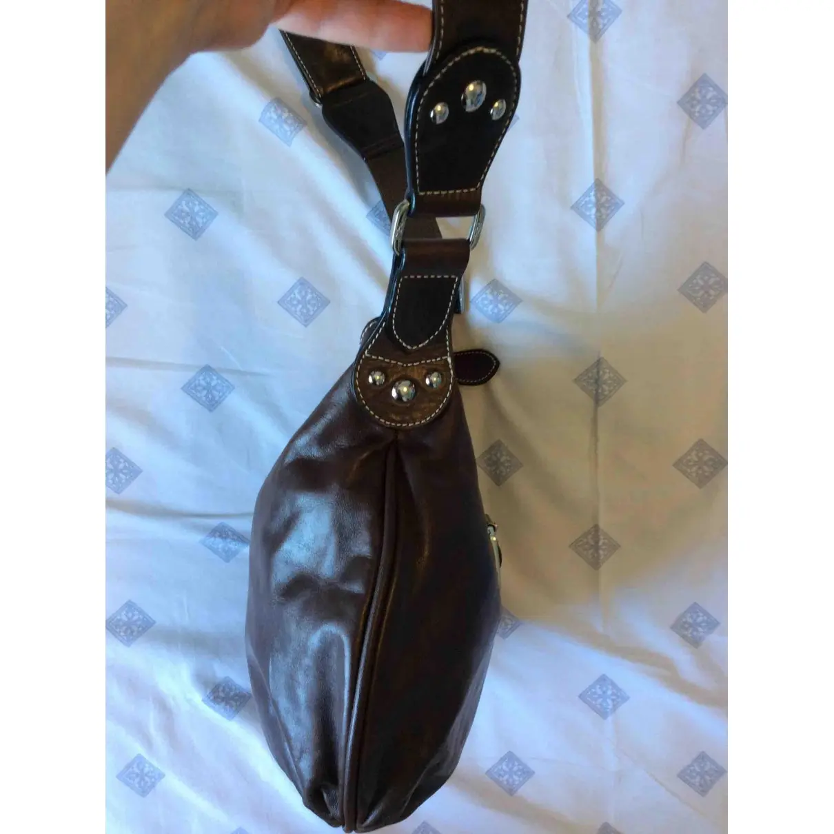 Idole leather crossbody bag Longchamp