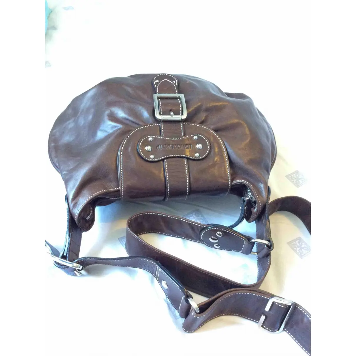 Idole leather crossbody bag Longchamp