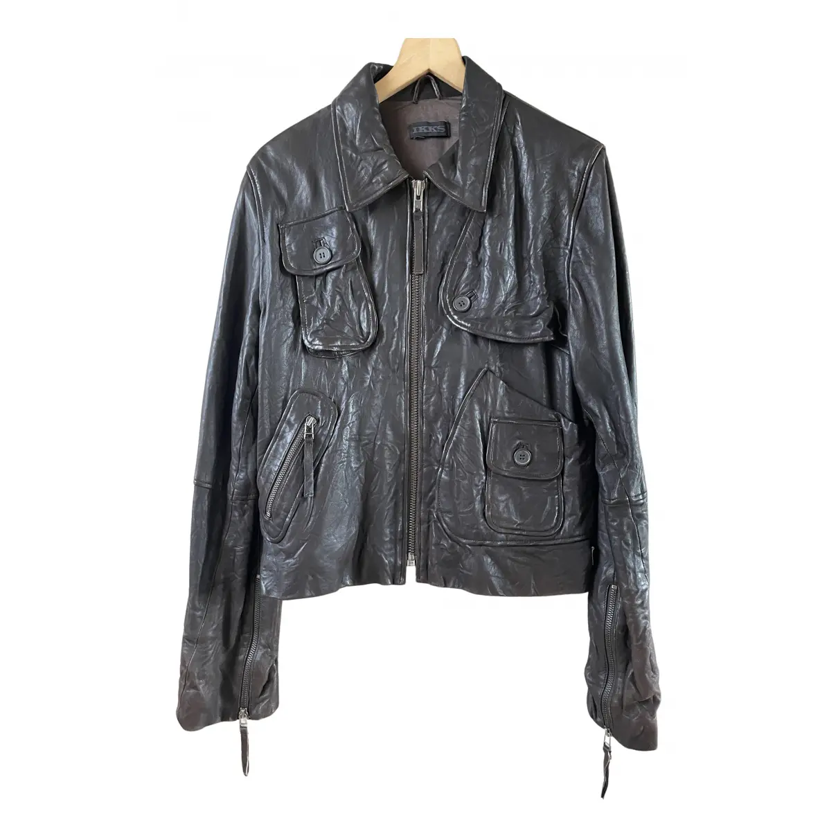 Leather jacket Ikks