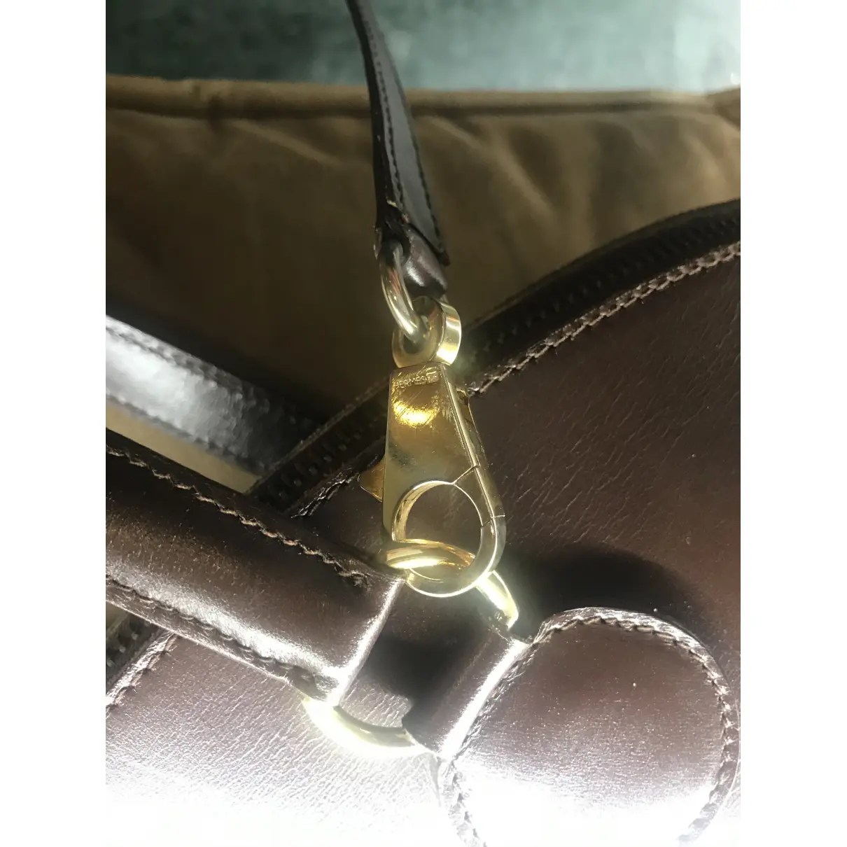 Ile de Shiki leather handbag Hermès - Vintage