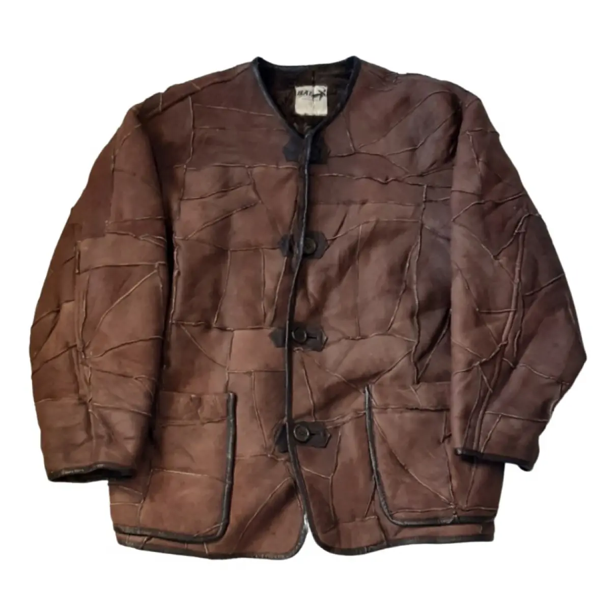 Leather jacket Issey Miyake