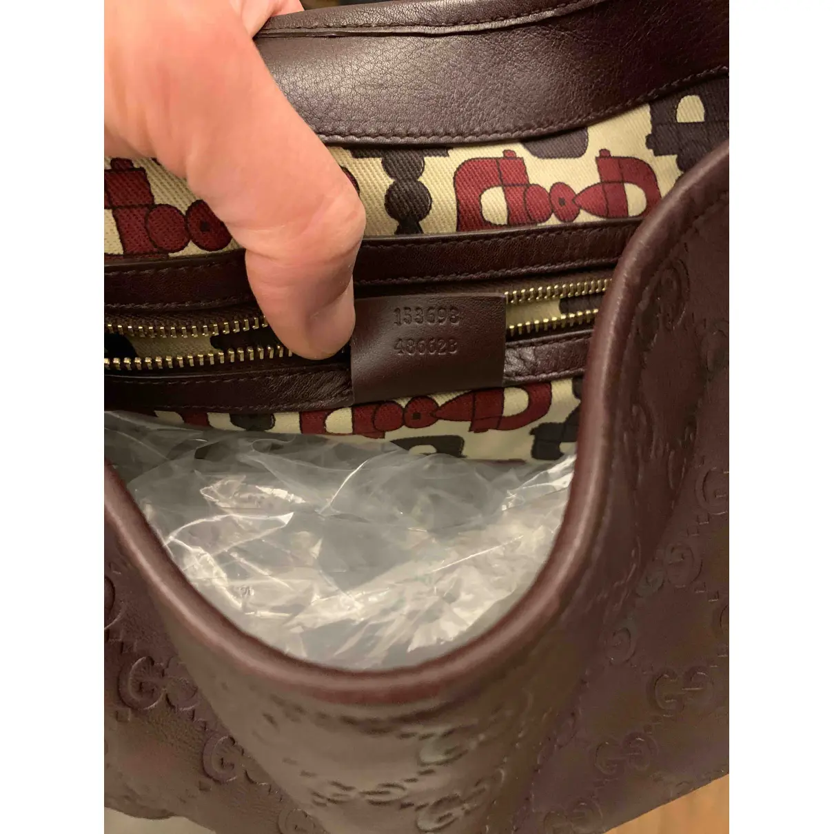 Jackie Vintage  leather handbag Gucci