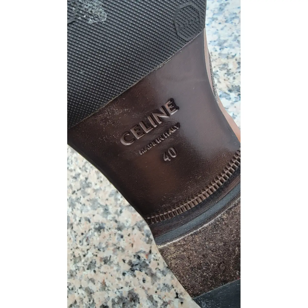 Buy Celine Jacno leather lace ups online