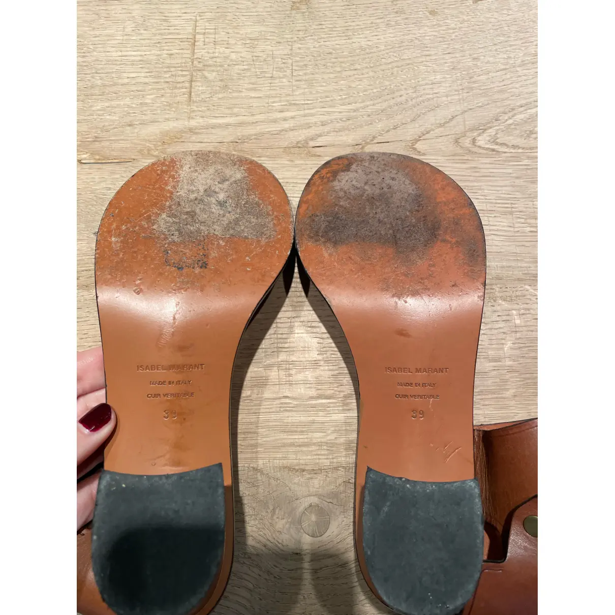 Jaeryn leather sandal Isabel Marant
