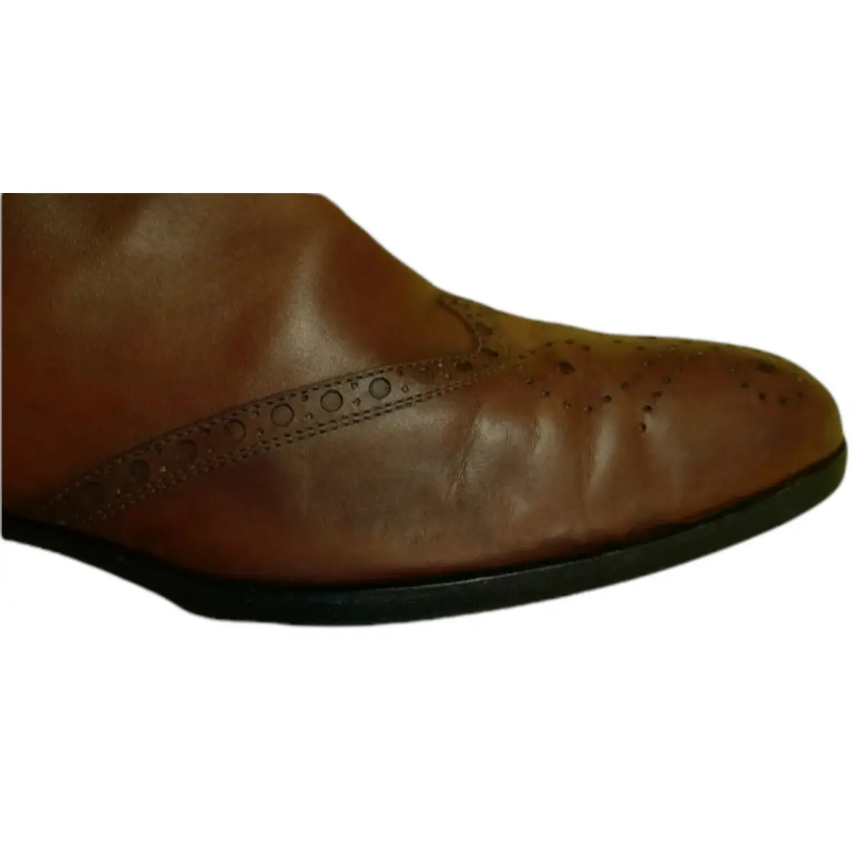 Leather western boots Jil Sander