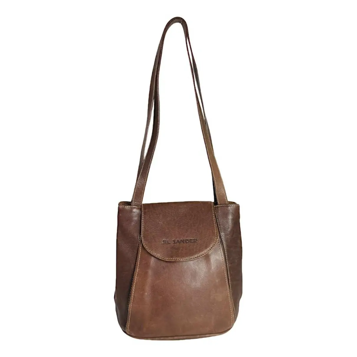 Leather handbag Jil Sander - Vintage