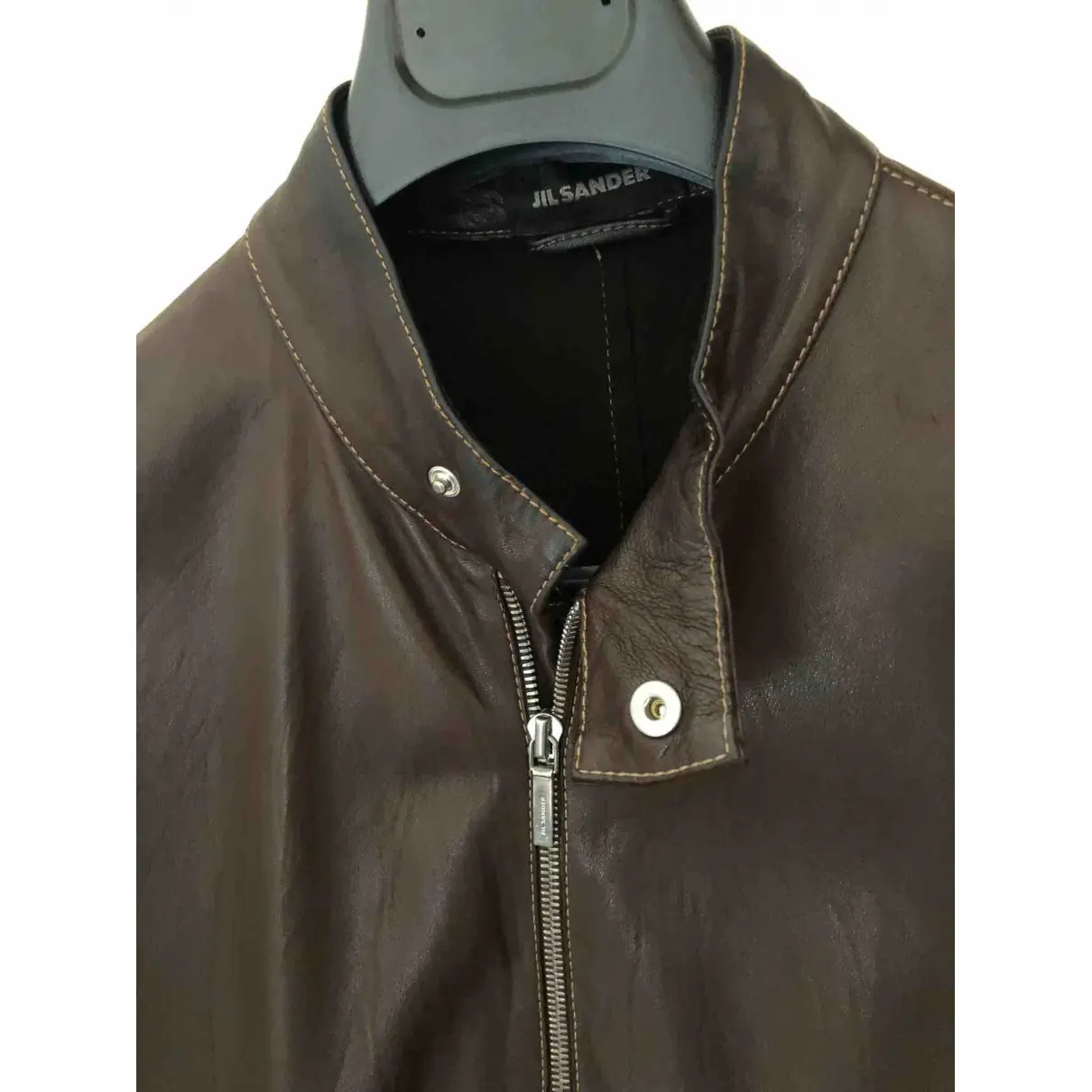 Leather jacket Jil Sander