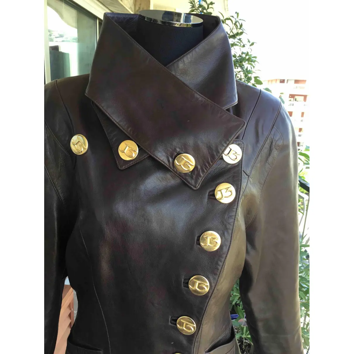 Buy Jitrois Leather biker jacket online - Vintage