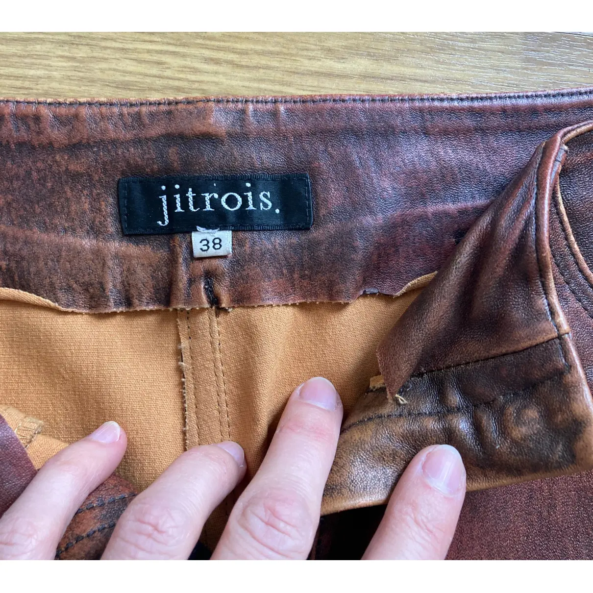 Buy Jitrois Leather slim pants online