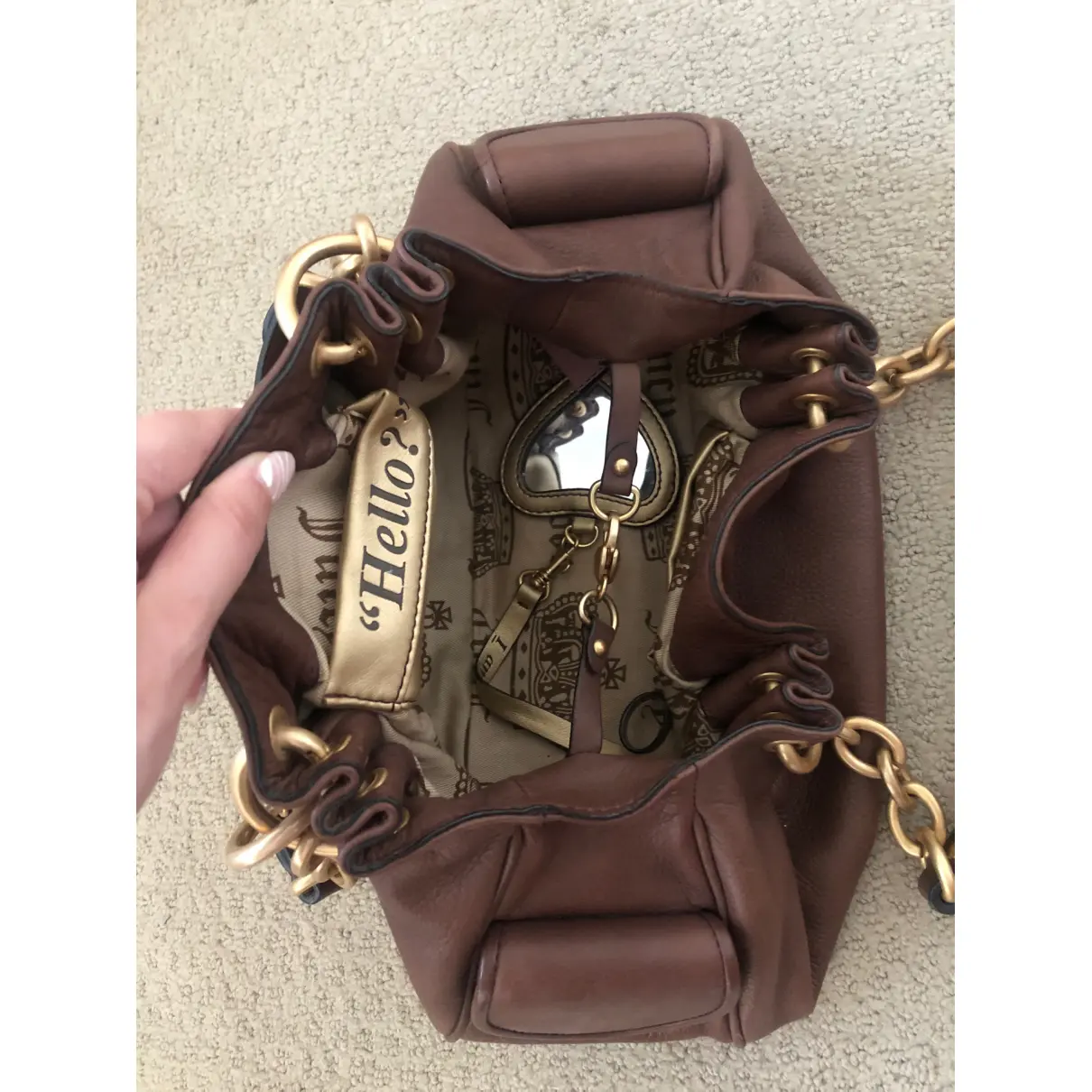 Leather bag Juicy Couture