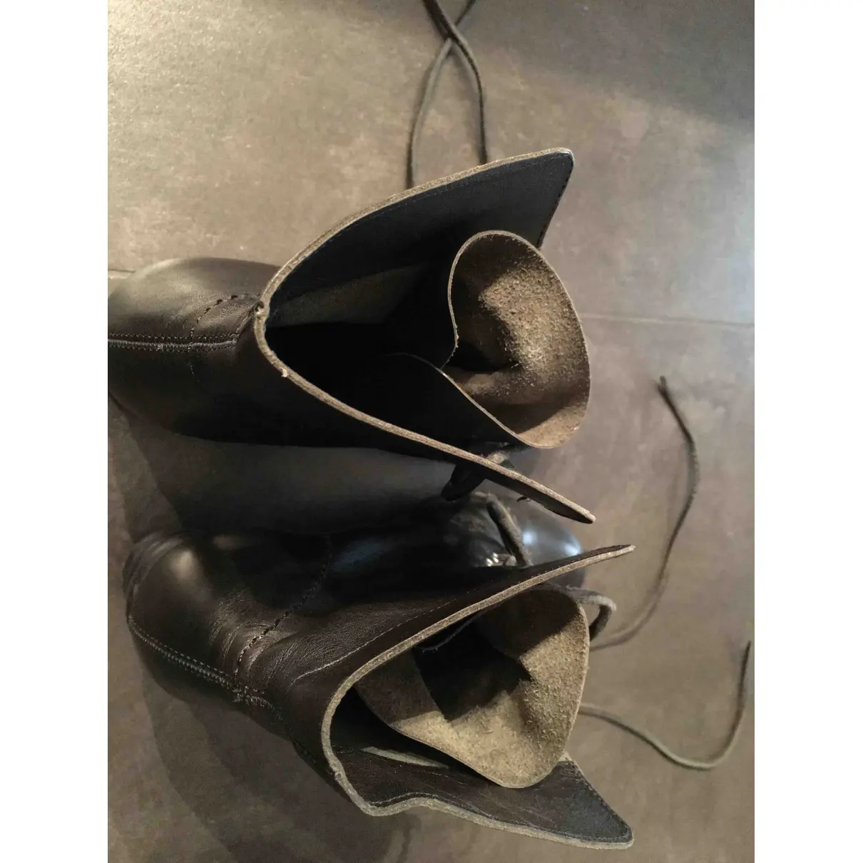 Leather ankle boots Junya Watanabe