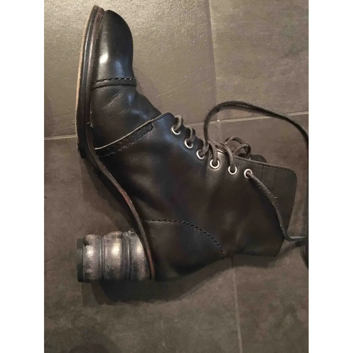 Leather ankle boots Junya Watanabe