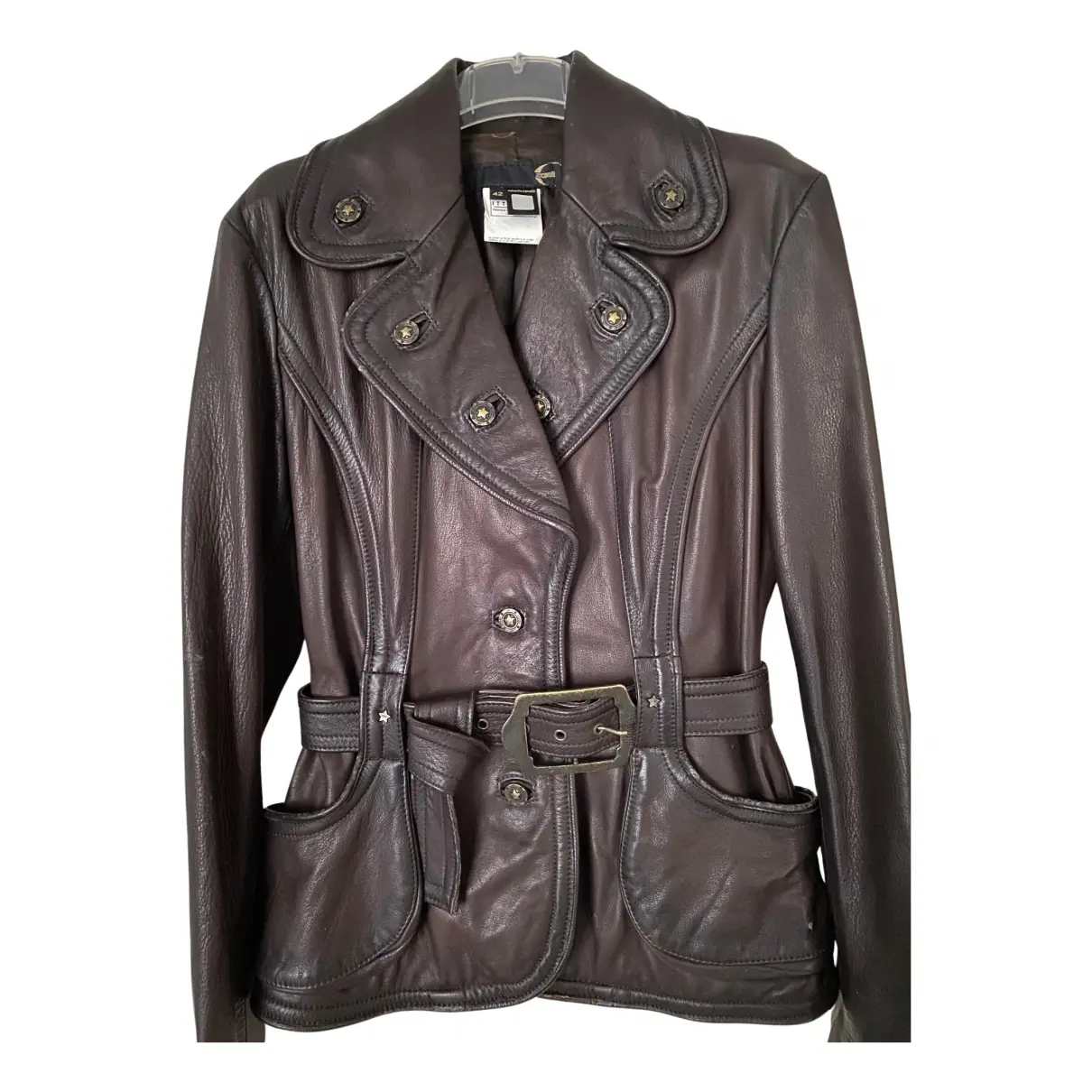 Leather biker jacket Just Cavalli