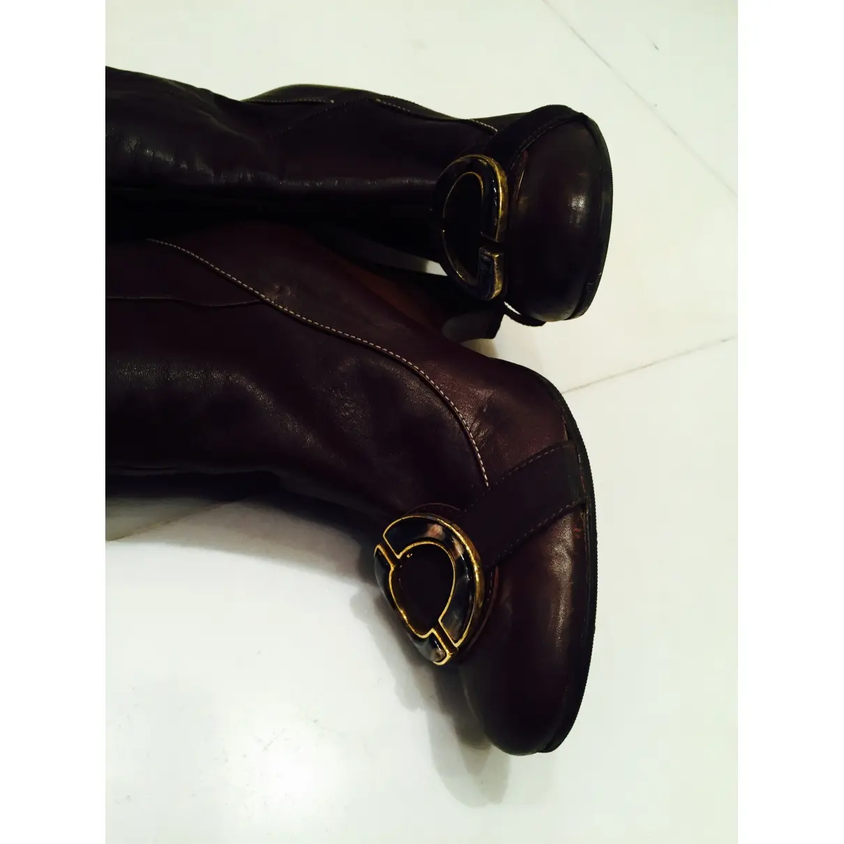 Leather boots Just Cavalli - Vintage