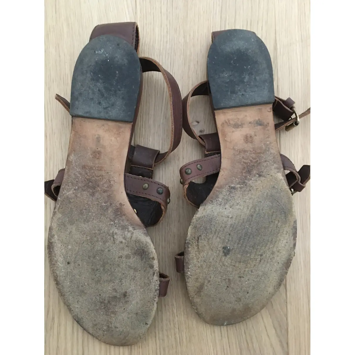 Leather sandal Just Cavalli